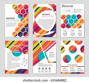 Abstract vector layout background set. For art template design, list, front page, mockup brochure theme style, banner, idea, cover, booklet, print, flyer, book, blank, card, ad, sign, sheet,, a4