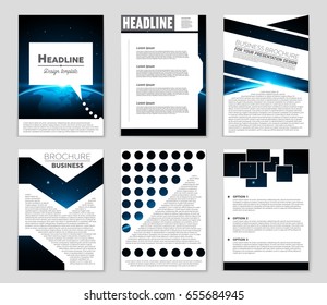 Abstract vector layout background set. For art template design, list, front page, mockup brochure theme style, banner, idea, cover, booklet, print, flyer, book, blank, card, ad, sign, sheet,, a4