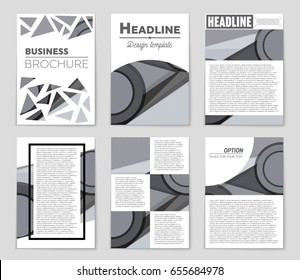 Abstract vector layout background set. For art template design, list, front page, mockup brochure theme style, banner, idea, cover, booklet, print, flyer, book, blank, card, ad, sign, sheet,, a4