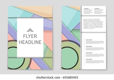 Abstract vector layout background set. For art template design, list, front page, mockup brochure theme style, banner, idea, cover, booklet, print, flyer, book, blank, card, ad, sign, sheet,, a4