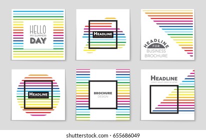 Abstract vector layout background set. For art template design, list, front page, mockup brochure theme style, banner, idea, cover, booklet, print, flyer, book, blank, card, ad, sign, sheet,, a4