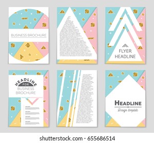 Abstract vector layout background set. For art template design, list, front page, mockup brochure theme style, banner, idea, cover, booklet, print, flyer, book, blank, card, ad, sign, sheet,, a4