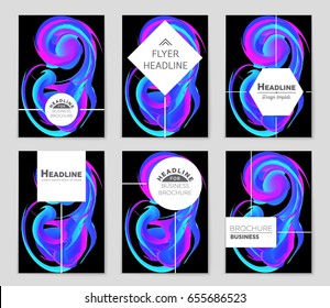 Abstract vector layout background set. For art template design, list, front page, mockup brochure theme style, banner, idea, cover, booklet, print, flyer, book, blank, card, ad, sign, sheet,, a4.
