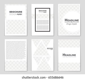 Abstract vector layout background set. For art template design, list, front page, mockup brochure theme style, banner, idea, cover, booklet, print, flyer, book, blank, card, ad, sign, sheet,, a4