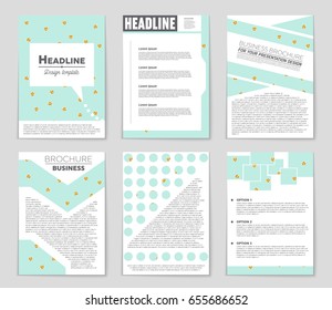 Abstract vector layout background set. For art template design, list, front page, mockup brochure theme style, banner, idea, cover, booklet, print, flyer, book, blank, card, ad, sign, sheet,, a4