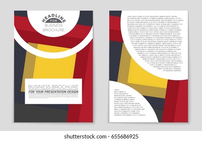 Abstract vector layout background set. For art template design, list, front page, mockup brochure theme style, banner, idea, cover, booklet, print, flyer, book, blank, card, ad, sign, sheet,, a4