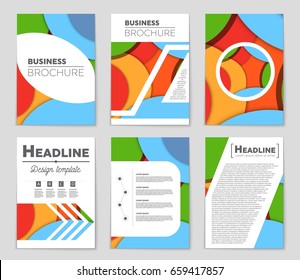 Abstract vector layout background set. For art template design, list, front page, mockup brochure theme style, banner, idea, cover, booklet, print, flyer, book, blank, card, ad, sign, sheet,, a4