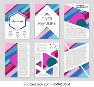 Abstract vector layout background set. For art template design, list, front page, mockup brochure theme style, banner, idea, cover, booklet, print, flyer, book, blank, card, ad, sign, sheet,, a4