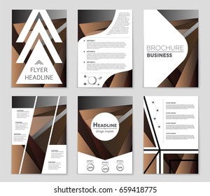 Abstract vector layout background set. For art template design, list, front page, mockup brochure theme style, banner, idea, cover, booklet, print, flyer, book, blank, card, ad, sign, sheet,, a4