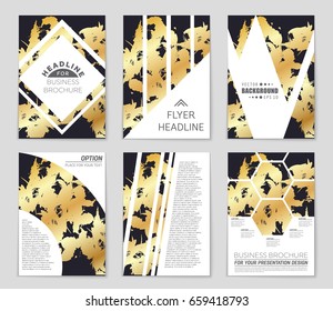 Abstract vector layout background set. For art template design, list, front page, mockup brochure theme style, banner, idea, cover, booklet, print, flyer, book, blank, card, ad, sign, sheet,, a4