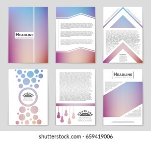 Abstract vector layout background set. For art template design, list, page, mockup brochure theme style, banner, idea, cover, booklet, print, flyer, book, blank, card, ad, sign, sheet,, a4