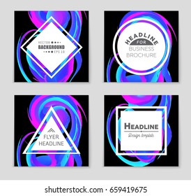 Abstract vector layout background set. For art template design, list, front page, mockup brochure theme style, banner, idea, cover, booklet, print, flyer, book, blank, card, ad, sign, sheet,, a4.