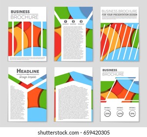 Abstract vector layout background set. For art template design, list, front page, mockup brochure theme style, banner, idea, cover, booklet, print, flyer, book, blank, card, ad, sign, sheet,, a4