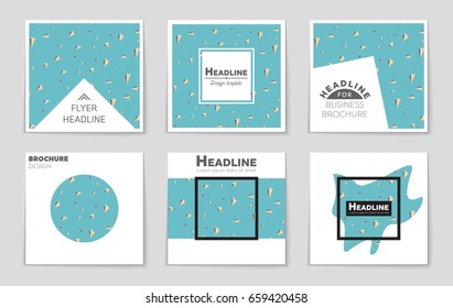 Abstract vector layout background set. For art template design, list, front page, mockup brochure theme style, banner, idea, cover, booklet, print, flyer, book, blank, card, ad, sign, sheet,, a4