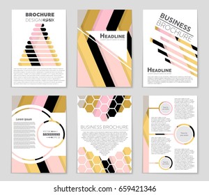 Abstract vector layout background set. For art template design, list, front page, mockup brochure theme style, banner, idea, cover, booklet, print, flyer, book, blank, card, ad, sign, sheet,, a4