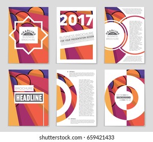 Abstract vector layout background set. For art template design, list, front page, mockup brochure theme style, banner, idea, cover, booklet, print, flyer, book, blank, card, ad, sign, sheet,, a4