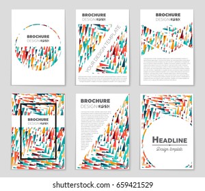 Abstract vector layout background set. For art template design, list, front page, mockup brochure theme style, banner, idea, cover, booklet, print, flyer, book, blank, card, ad, sign, sheet,, a4
