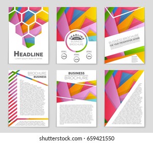 Abstract vector layout background set. For art template design, list, front page, mockup brochure theme style, banner, idea, cover, booklet, print, flyer, book, blank, card, ad, sign, sheet,, a4