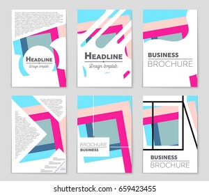 Abstract vector layout background set. For art template design, list, front page, mockup brochure theme style, banner, idea, cover, booklet, print, flyer, book, blank, card, ad, sign, sheet,, a4