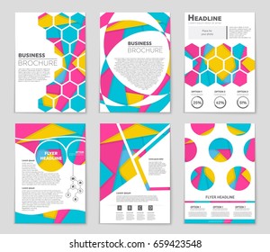 Abstract vector layout background set. For art template design, list, front page, mockup brochure theme style, banner, idea, cover, booklet, print, flyer, book, blank, card, ad, sign, sheet,, a4