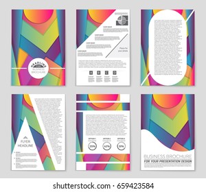 Abstract vector layout background set. For art template design, list, front page, mockup brochure theme style, banner, idea, cover, booklet, print, flyer, book, blank, card, ad, sign, sheet,, a4