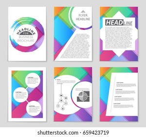 Abstract vector layout background set. For art template design, list, front page, mockup brochure theme style, banner, idea, cover, booklet, print, flyer, book, blank, card, ad, sign, sheet,, a4