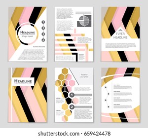 Abstract vector layout background set. For art template design, list, front page, mockup brochure theme style, banner, idea, cover, booklet, print, flyer, book, blank, card, ad, sign, sheet,, a4