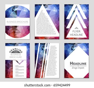 Abstract vector layout background set. For art template design, list, page, mockup brochure theme style, banner, idea, cover, booklet, print, flyer, book, blank, card, ad, sign, sheet,, a4.