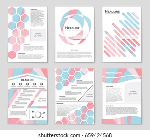 Abstract vector layout background set. For art template design, list, front page, mockup brochure theme style, banner, idea, cover, booklet, print, flyer, book, blank, card, ad, sign, sheet,, a4