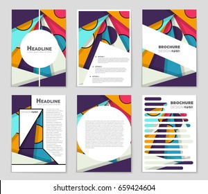 Abstract vector layout background set. For art template design, list, front page, mockup brochure theme style, banner, idea, cover, booklet, print, flyer, book, blank, card, ad, sign, sheet,, a4