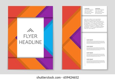 Abstract vector layout background set. For art template design, list, front page, mockup brochure theme style, banner, idea, cover, booklet, print, flyer, book, blank, card, ad, sign, sheet,, a4