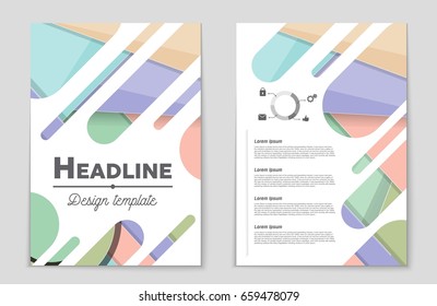 Abstract vector layout background set. For art template design, list, front page, mockup brochure theme style, banner, idea, cover, booklet, print, flyer, book, blank, card, ad, sign, sheet,, a4