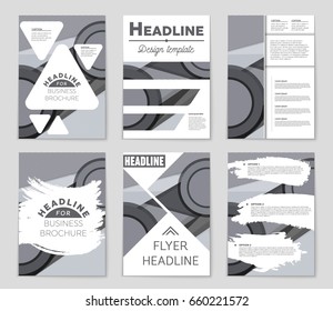 Abstract vector layout background set. For art template design, list, front page, mockup brochure theme style, banner, idea, cover, booklet, print, flyer, book, blank, card, ad, sign, sheet,, a4