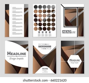 Abstract vector layout background set. For art template design, list, front page, mockup brochure theme style, banner, idea, cover, booklet, print, flyer, book, blank, card, ad, sign, sheet,, a4