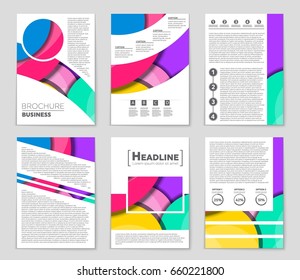 Abstract vector layout background set. For art template design, list, front page, mockup brochure theme style, banner, idea, cover, booklet, print, flyer, book, blank, card, ad, sign, sheet,, a4