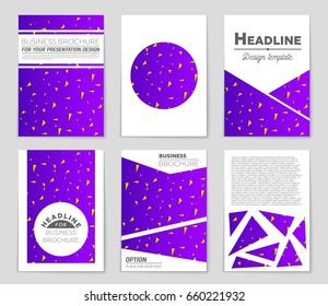 Abstract vector layout background set. For art template design, list, front page, mockup brochure theme style, banner, idea, cover, booklet, print, flyer, book, blank, card, ad, sign, sheet,, a4