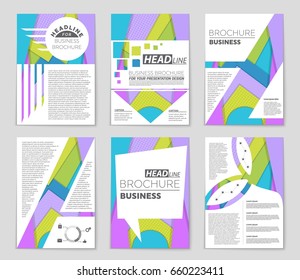 Abstract vector layout background set. For art template design, list, front page, mockup brochure theme style, banner, idea, cover, booklet, print, flyer, book, blank, card, ad, sign, sheet,, a4