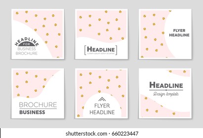 Abstract vector layout background set. For art template design, list, front page, mockup brochure theme style, banner, idea, cover, booklet, print, flyer, book, blank, card, ad, sign, sheet,, a4