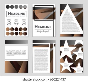 Abstract vector layout background set. For art template design, list, front page, mockup brochure theme style, banner, idea, cover, booklet, print, flyer, book, blank, card, ad, sign, sheet,, a4