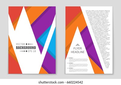 Abstract vector layout background set. For art template design, list, front page, mockup brochure theme style, banner, idea, cover, booklet, print, flyer, book, blank, card, ad, sign, sheet,, a4