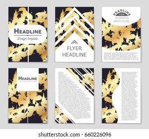 Abstract vector layout background set. For art template design, list, front page, mockup brochure theme style, banner, idea, cover, booklet, print, flyer, book, blank, card, ad, sign, sheet,, a4