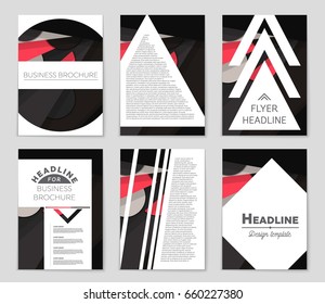 Abstract vector layout background set. For art template design, list, front page, mockup brochure theme style, banner, idea, cover, booklet, print, flyer, book, blank, card, ad, sign, sheet,, a4