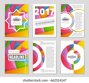 Abstract vector layout background set. For art template design, list, front page, mockup brochure theme style, banner, idea, cover, booklet, print, flyer, book, blank, card, ad, sign, sheet,, a4