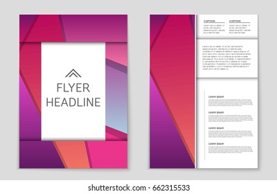 Abstract vector layout background set. For art template design, list, front page, mockup brochure theme style, banner, idea, cover, booklet, print, flyer, book, blank, card, ad, sign, sheet,, a4