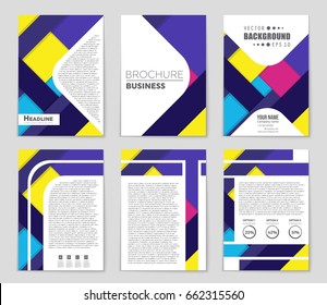 Abstract vector layout background set. For art template design, list, front page, mockup brochure theme style, banner, idea, cover, booklet, print, flyer, book, blank, card, ad, sign, sheet,, a4