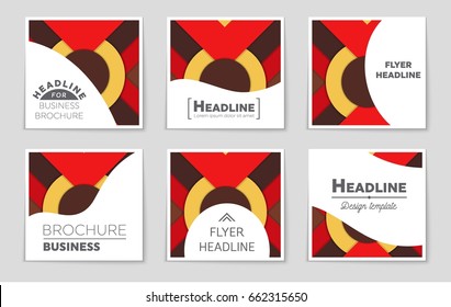 Abstract vector layout background set. For art template design, list, front page, mockup brochure theme style, banner, idea, cover, booklet, print, flyer, book, blank, card, ad, sign, sheet,, a4
