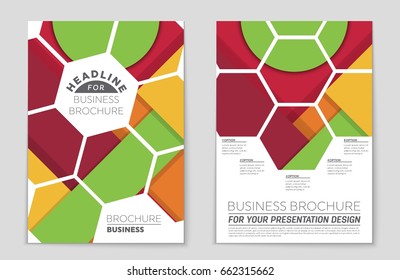 Abstract vector layout background set. For art template design, list, front page, mockup brochure theme style, banner, idea, cover, booklet, print, flyer, book, blank, card, ad, sign, sheet,, a4