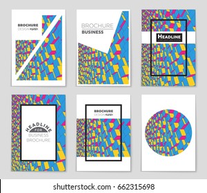 Abstract vector layout background set. For art template design, list, front page, mockup brochure theme style, banner, idea, cover, booklet, print, flyer, book, blank, card, ad, sign, sheet,, a4
