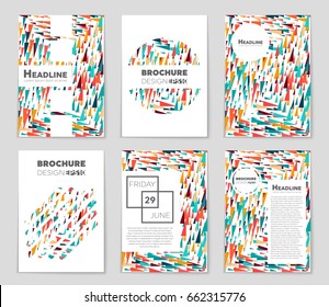 Abstract vector layout background set. For art template design, list, front page, mockup brochure theme style, banner, idea, cover, booklet, print, flyer, book, blank, card, ad, sign, sheet,, a4