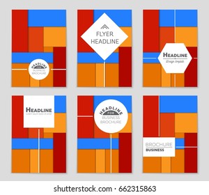 Abstract vector layout background set. For art template design, list, front page, mockup brochure theme style, banner, idea, cover, booklet, print, flyer, book, blank, card, ad, sign, sheet,, a4